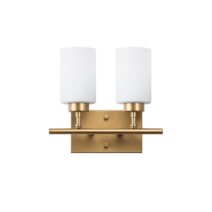 Opviq Lámpara de pared Yensuk - 13123 en Dorado con tapa de cristal